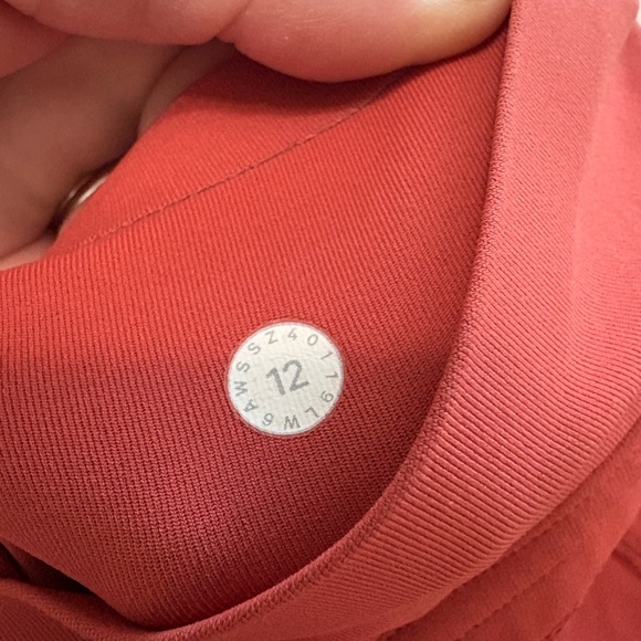 Lululemon fast and free crop burnt orange Leggings 12 - Picture 9 of 10